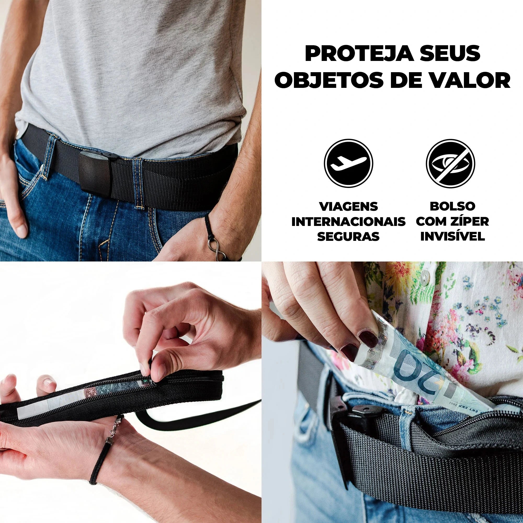 TripSafe Cinto Secreto™ CulturaPuff