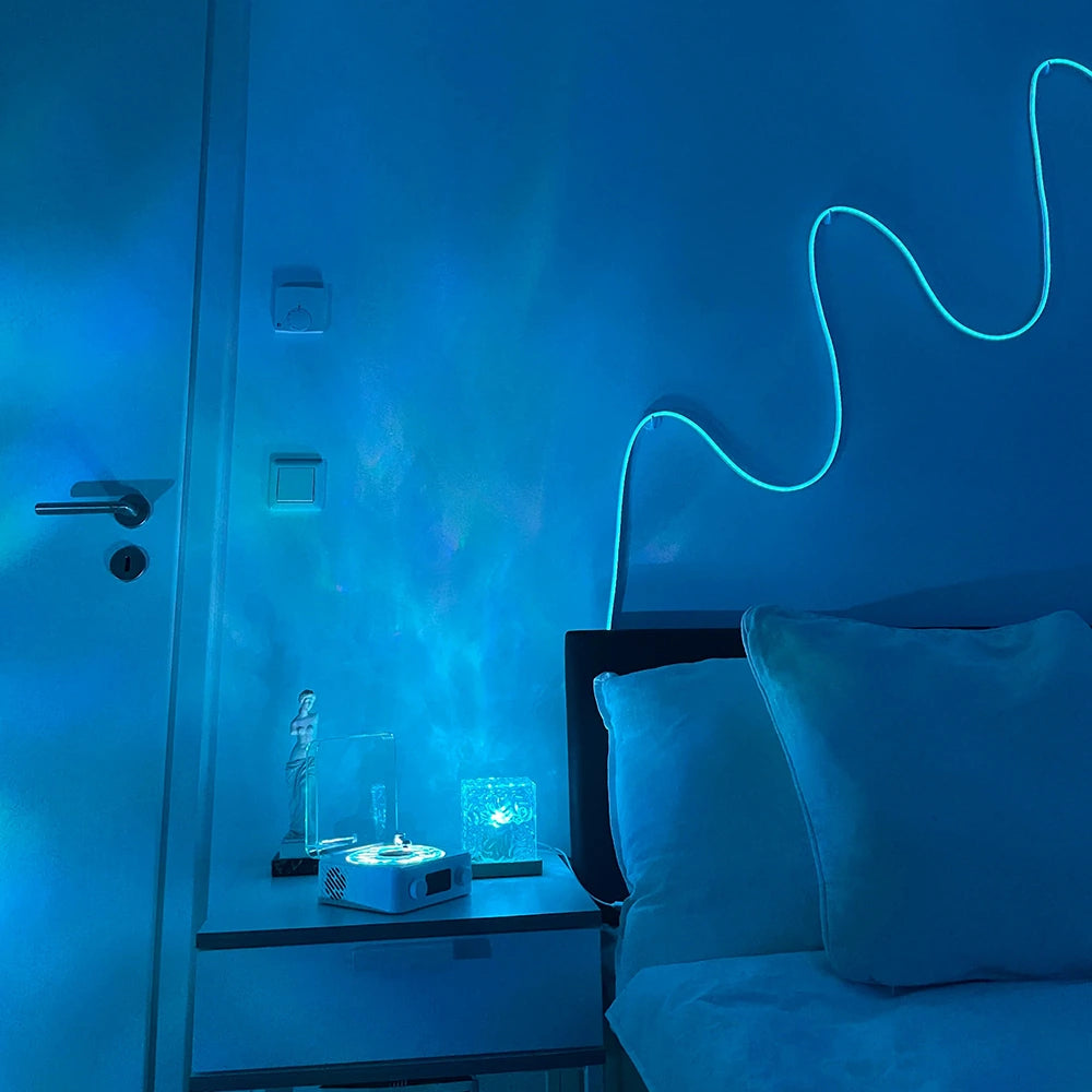 Caixa de Som Bluetooth + Luminária Vinil Retrô – Cultura Puff™