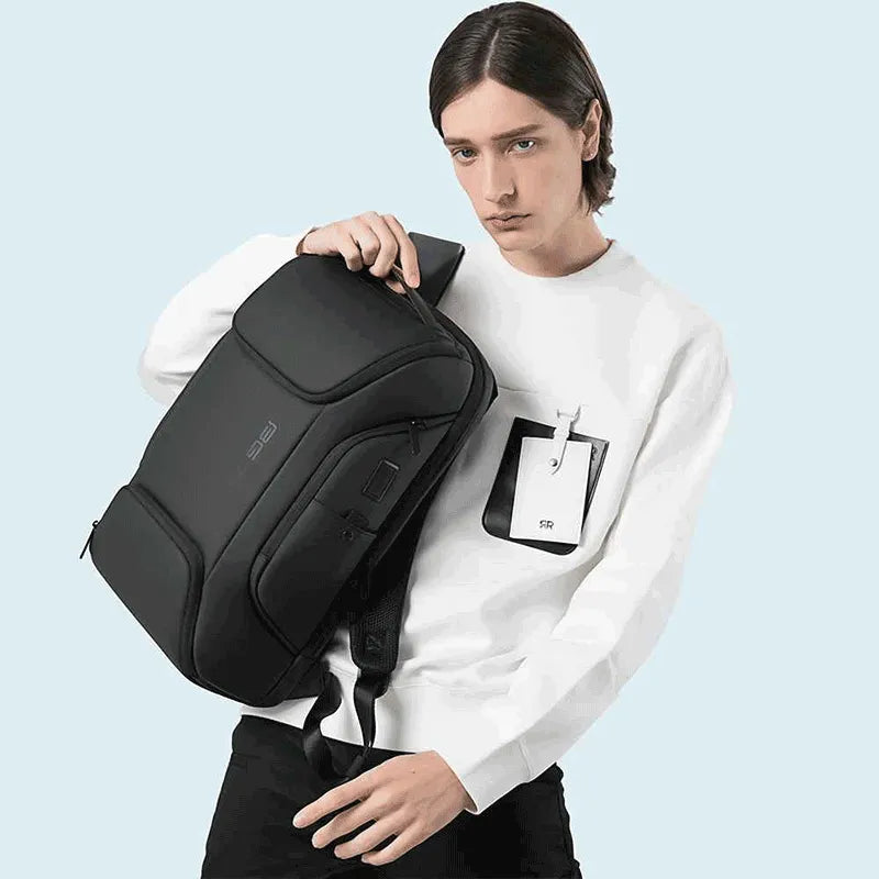 Mochila Masculina Antifurto Preta | Bange Smart