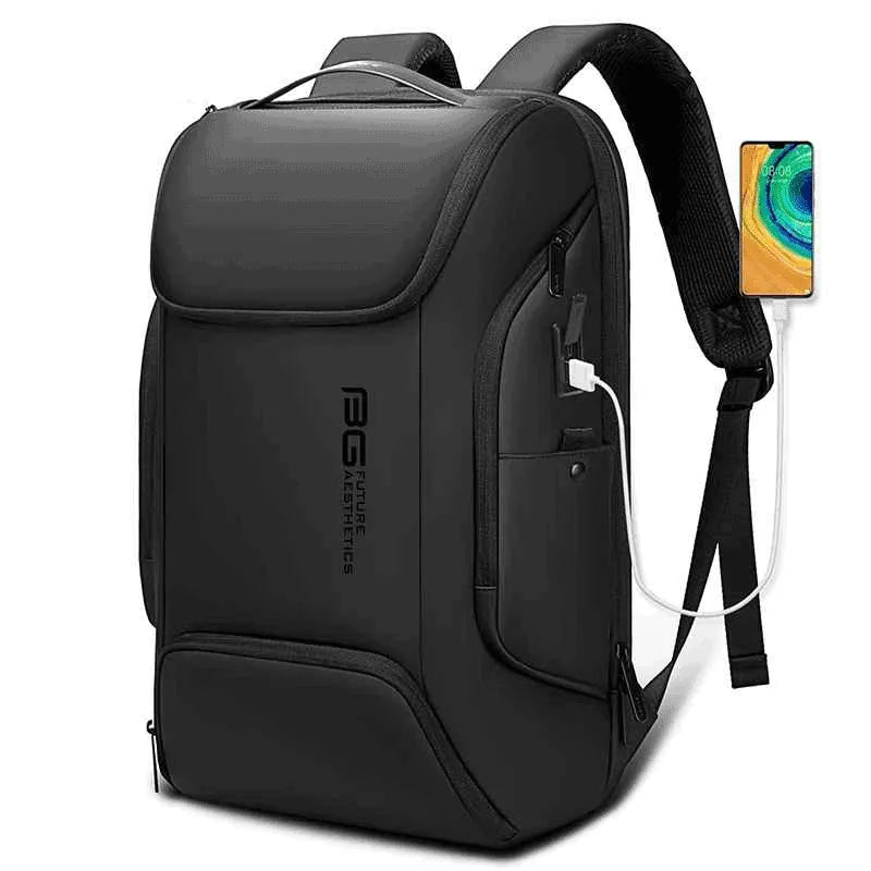Mochila Masculina Antifurto Preta | Bange Smart