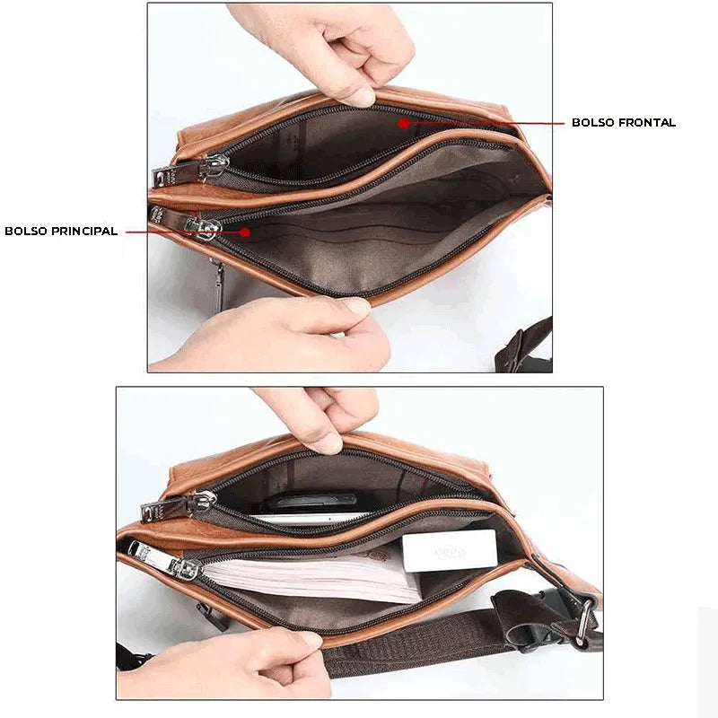 Pochete Masculina de Couro | Denver