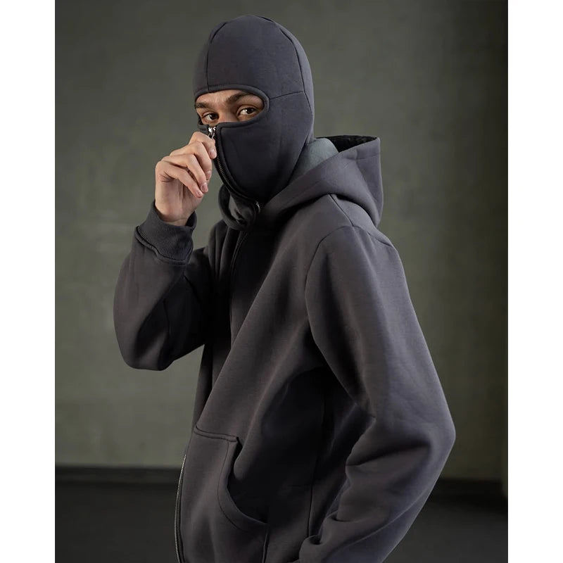 Casaco Estilo Máscara Ninja