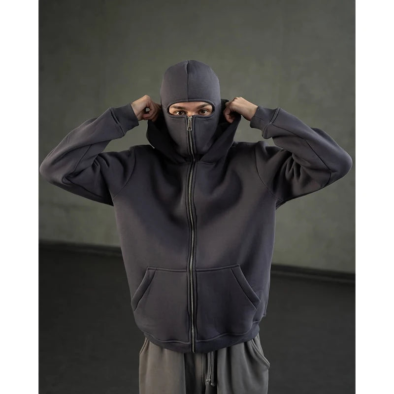 Casaco Estilo Máscara Ninja