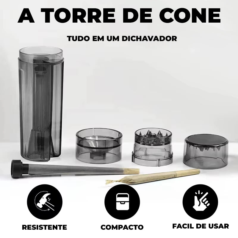 Dichavador e Bolador de Cone 2 em 1 - CULTURAPUFF