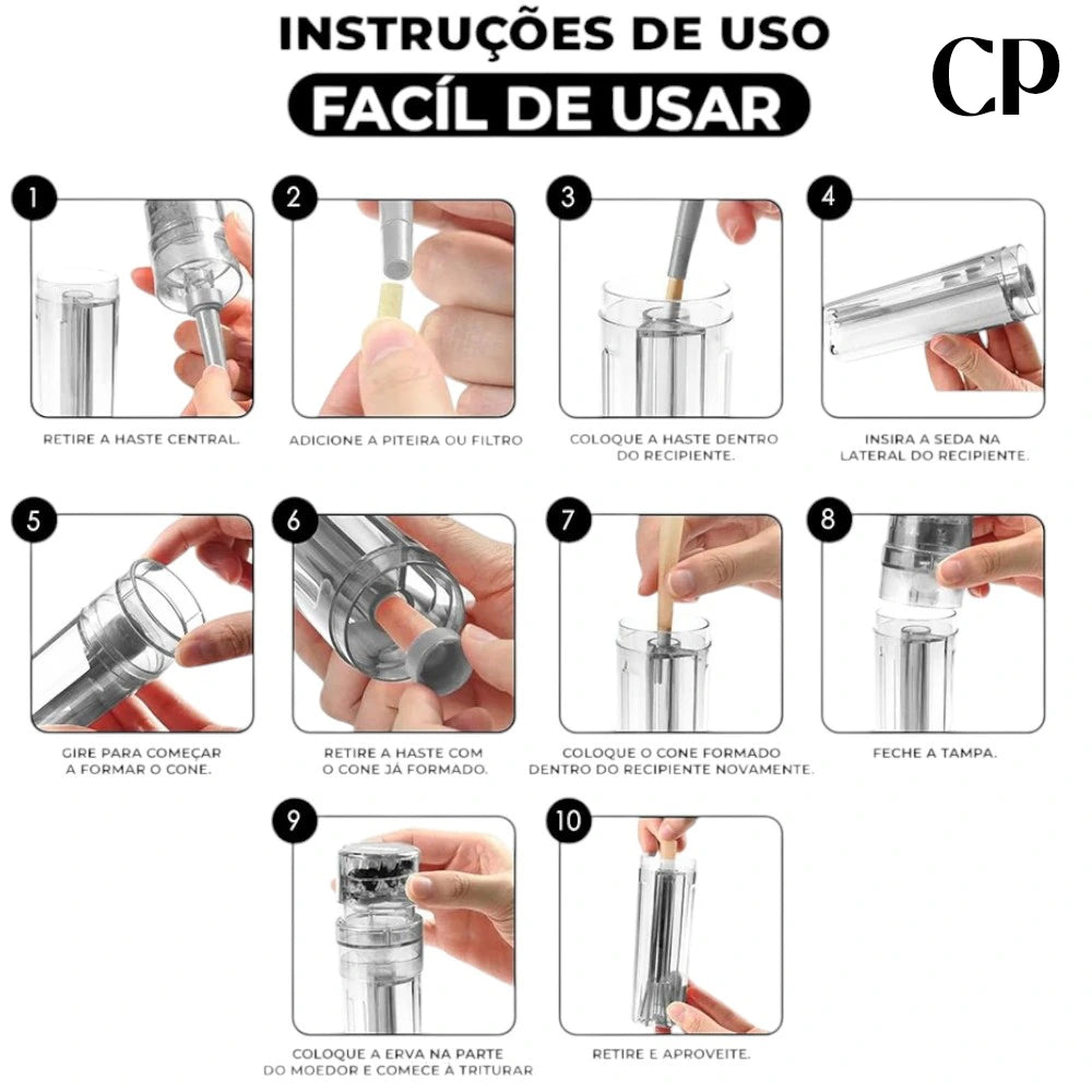 Dichavador e Bolador 3 em 1 - Cultura Puff