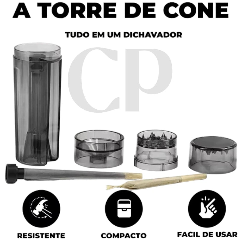 Dichavador e Bolador 3 em 1 - Cultura Puff