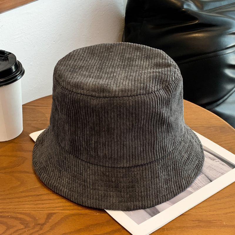Chapéu Bucket Feminino Slim Cinza