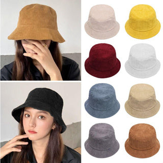 Chapéu Bucket Feminino Slim Cinza