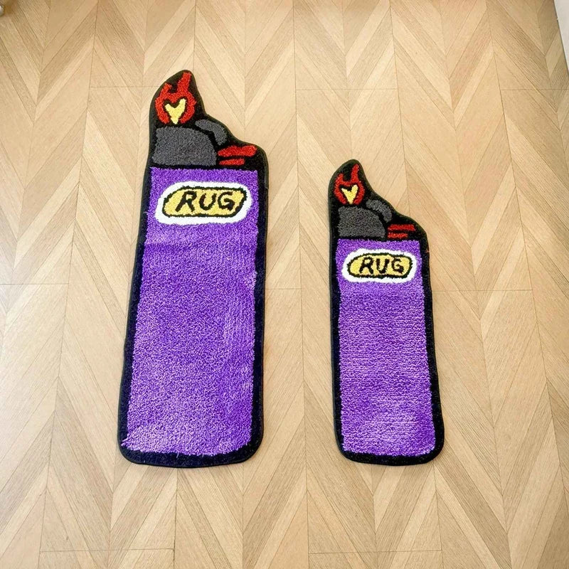 Tapete isqueiro roxo nos dois tamanhos disponíveis