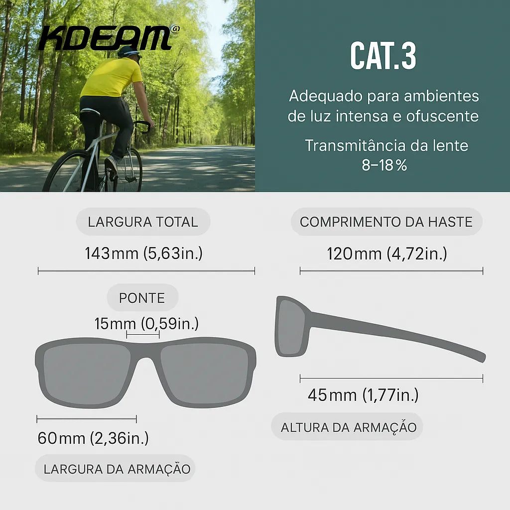 Óculos de Corrida Esportivo | StreetTrail Polar