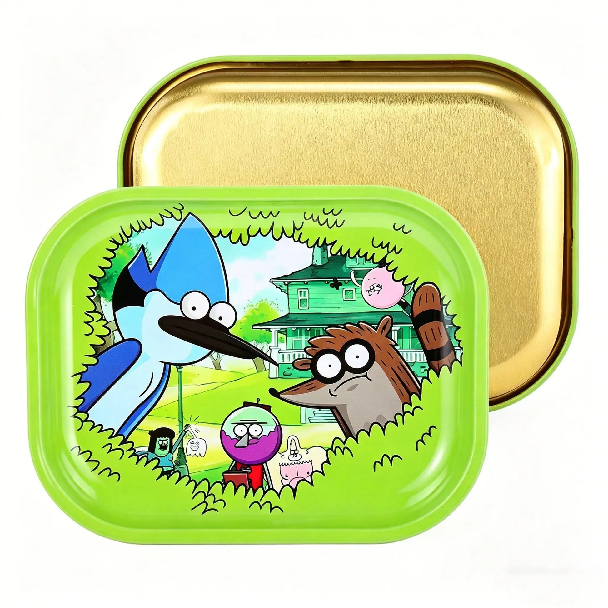 Opção apenas bandeja de metal estampada