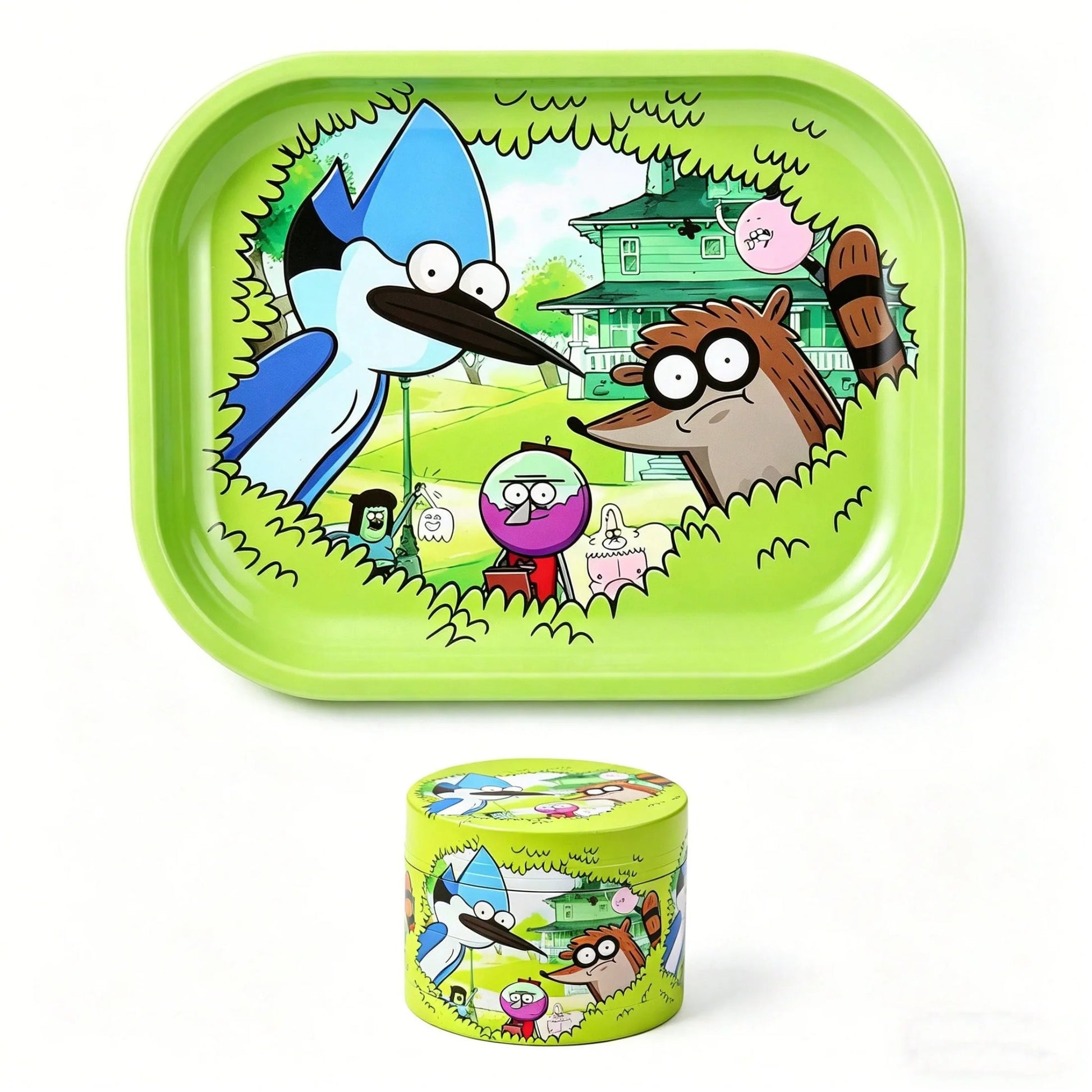 Kit 2 peças com bandeja e dichavador combinando