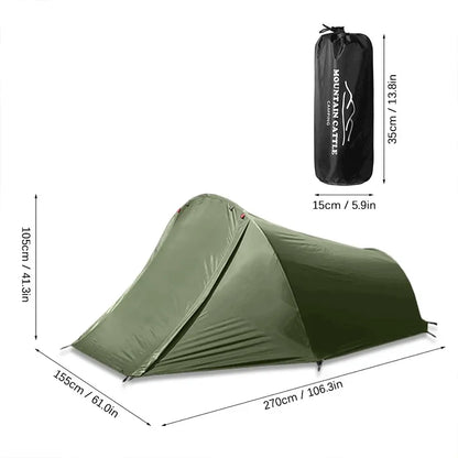 Barraca Camping para 2 Pessoas Resistente | Oxford Pro medidas