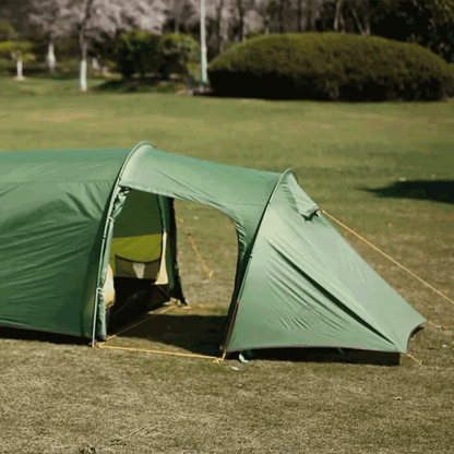 Barraca Camping para 3 Pessoas 4 Estações | Opalus Pro 2 portas uso real