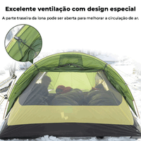 Barraca Camping para 3 Pessoas 4 Estações | Opalus Pro excelente ventilação