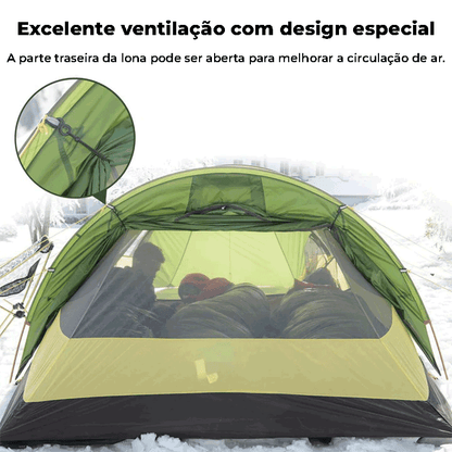 Barraca Camping para 3 Pessoas 4 Estações | Opalus Pro excelente ventilação