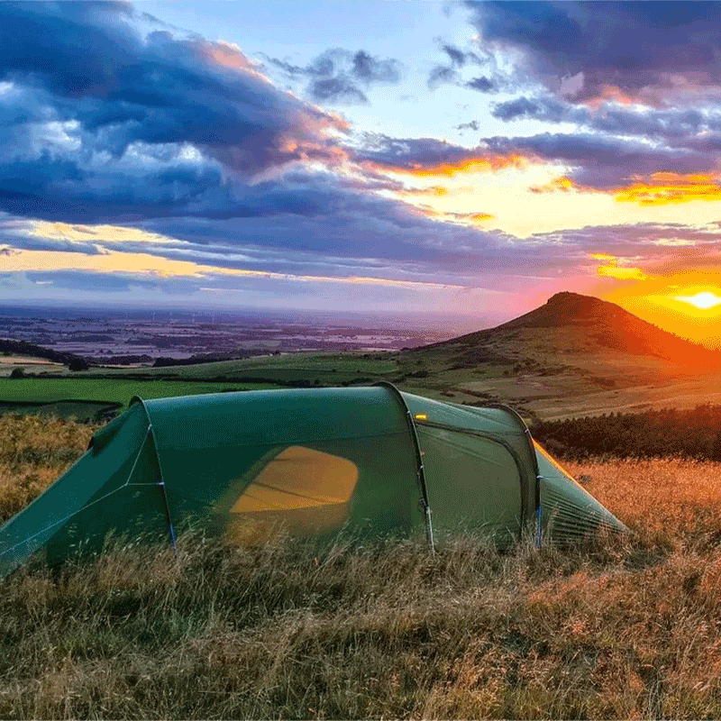 Barraca Camping para 3 Pessoas 4 Estações | Opalus Pro em uso no acampamento