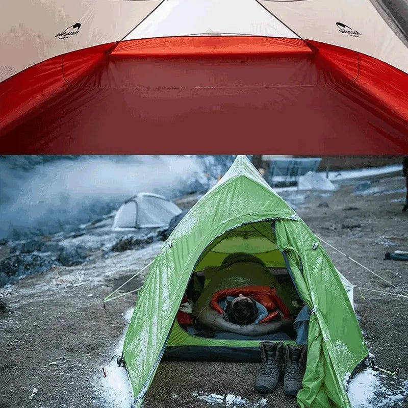 Barraca em ambiente outdoor com vestíbulo, design de porta frontal que oferece conveniência e espaço para organização de equipamentos.