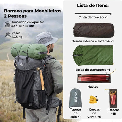 Barraca Impermeável 2 Pessoas | Linha Opalus Pro 4 Estações