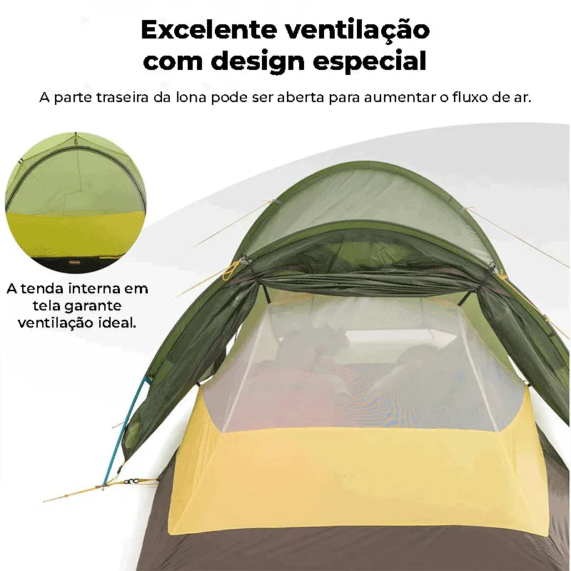 Barraca Impermeável 2 Pessoas | Linha Opalus Pro 4 Estações