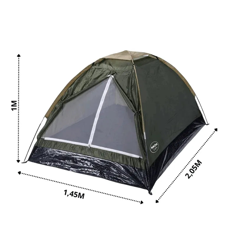Barraca de Camping 2 Pessoas | Compacta e Impermeável + Colchão Grátis