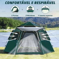 Vista dos três modelos (Ventilação, Anti-Mosquito, Dormir), evidenciando a multifuncionalidade e o conforto adaptável.