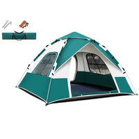 Barraca automática com kit de acessórios completo e bolsa de transporte, garantindo a durabilidade e o uso imediato em qualquer aventura.