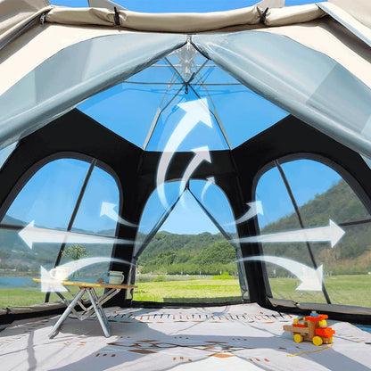 Barraca de Camping Automática 5 Pessoas | Impermeável e Rápida