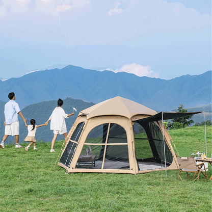 Barraca de Camping Automática 5 Pessoas | Impermeável e Rápida