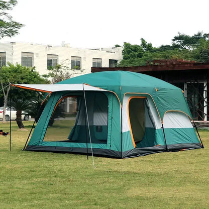 Barraca de Camping Grande Familiar | 8 a 12 Pessoas em uso real na natureza