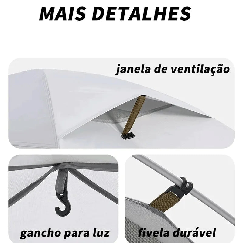 Barraca de Camping Grande para 3 Pessoas | Cloud River