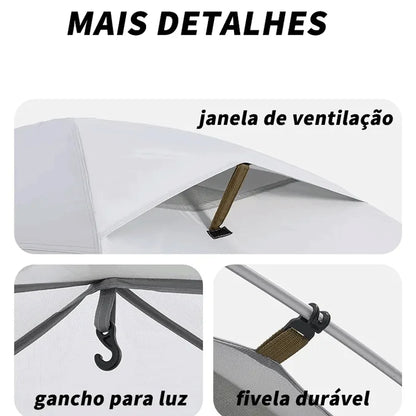 Barraca de Camping Grande para 3 Pessoas | Cloud River