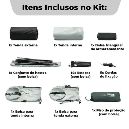 Barraca de Camping Ultralight 2 Pessoas | Linha Star River UL