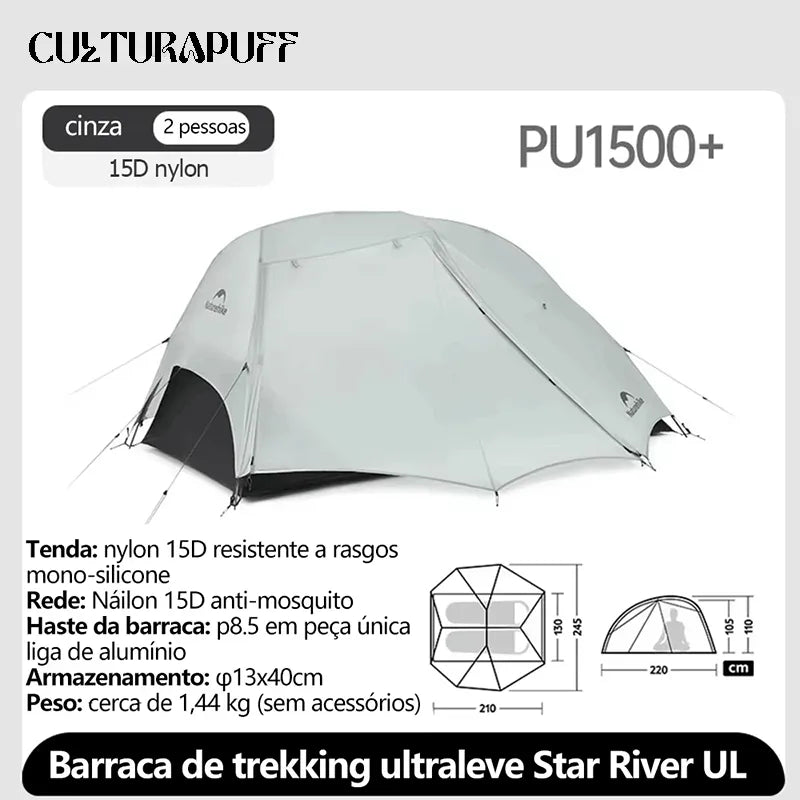 Barraca de Camping Ultralight 2 Pessoas | Linha Star River UL