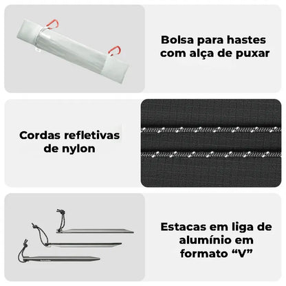 Barraca de Camping Ultralight 2 Pessoas | Linha Star River UL