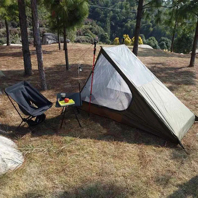 Barraca para 1 Pessoa Ultraleve | Impermeável Ary-1 no acampamento