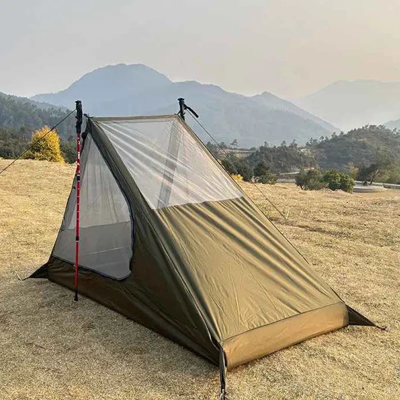 Barraca para 1 Pessoa Ultraleve | Impermeável Ary-1 no camping