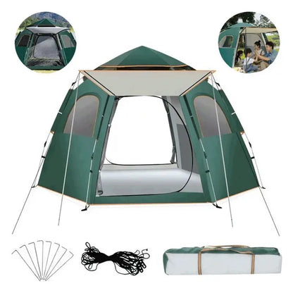 Barraca de Camping Automática 3 a 4 Pessoas | Pop-Up Impermeável