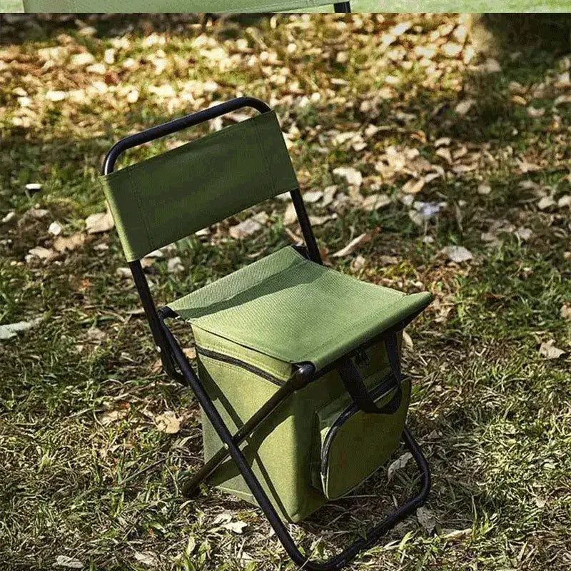 Cadeira Dobrável com Cooler Térmico | Outdoor Chill