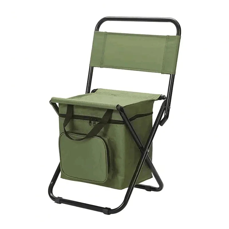 Cadeira Dobrável com Cooler Térmico | Outdoor Chill