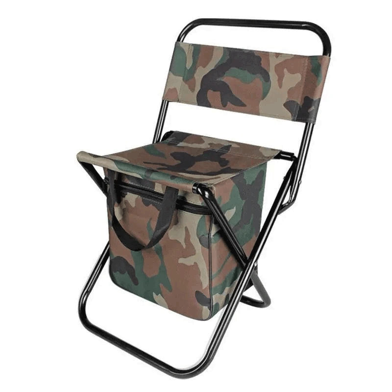 Cadeira Dobrável com Bolsa Camuflada | Pesca Pro
