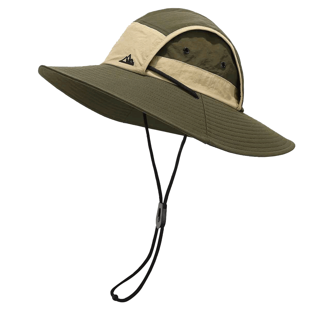 Chapéu Australiano Horizon verde musgo com aba larga, destacando o design clássico e a proteção solar para o aventureiro.