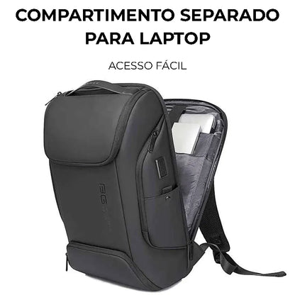 Mochila Masculina Antifurto Preta | Bange Smart