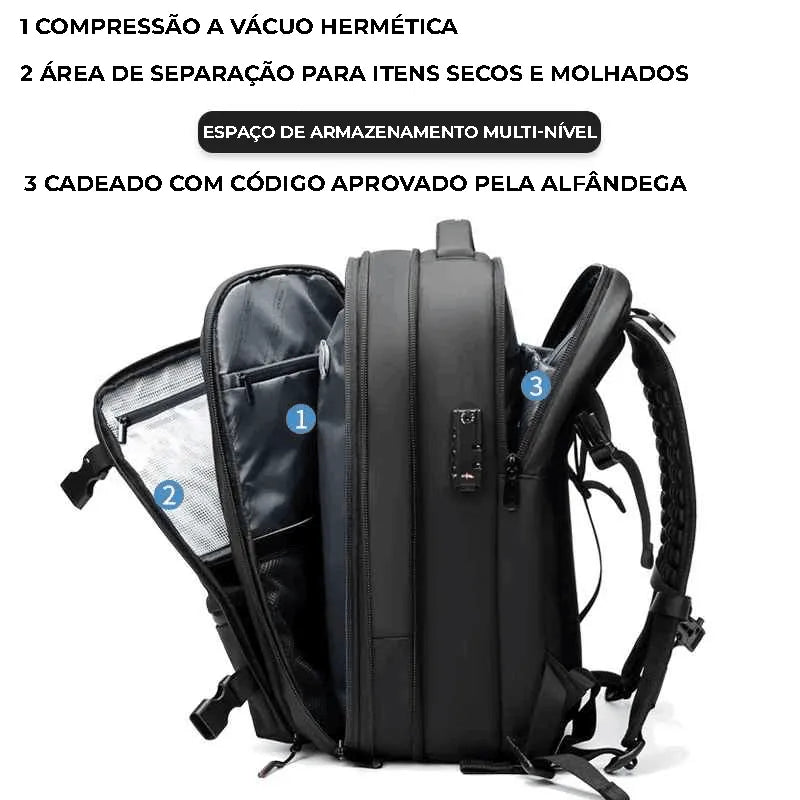 Mochila a Vácuo Expansível | Business Trip