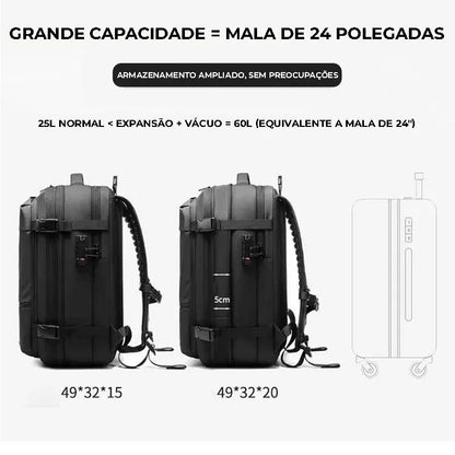 Mochila a Vácuo Expansível | Business Trip