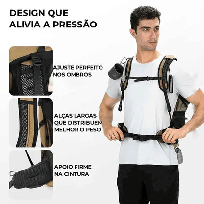 Mochila de Camping 35L | Inoxto Adventure Pro