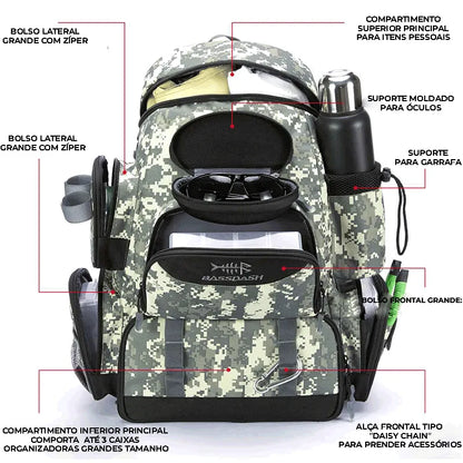 Mochila de Camping Camuflada | Pesca Master
