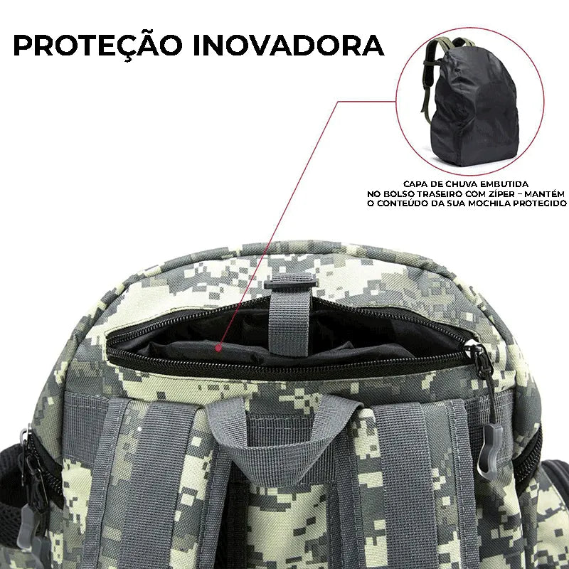 Mochila de Camping Camuflada | Pesca Master