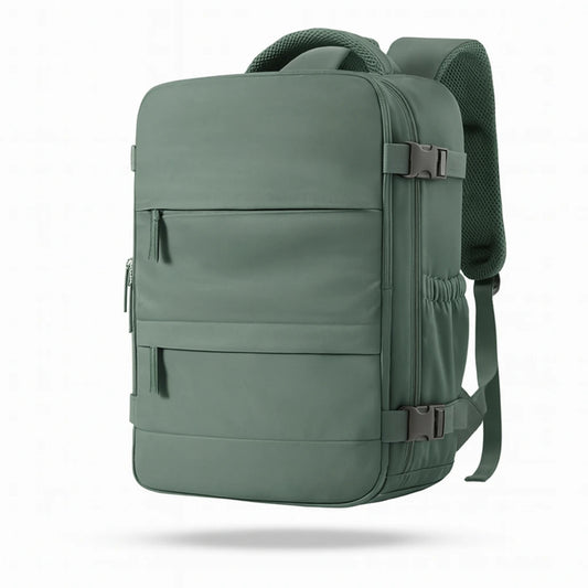 Mochila de Viagem Unissex Smart Travel Verde