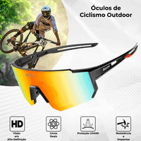 Ícones de Visão em Alta Definição (HD) e Cores Reais, garantindo performance superior e proteção UV400.